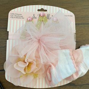 NEW Easter Little Princess 3-piece Gift Set | Headwrap & booties